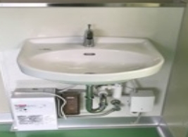 自動温水手洗い器